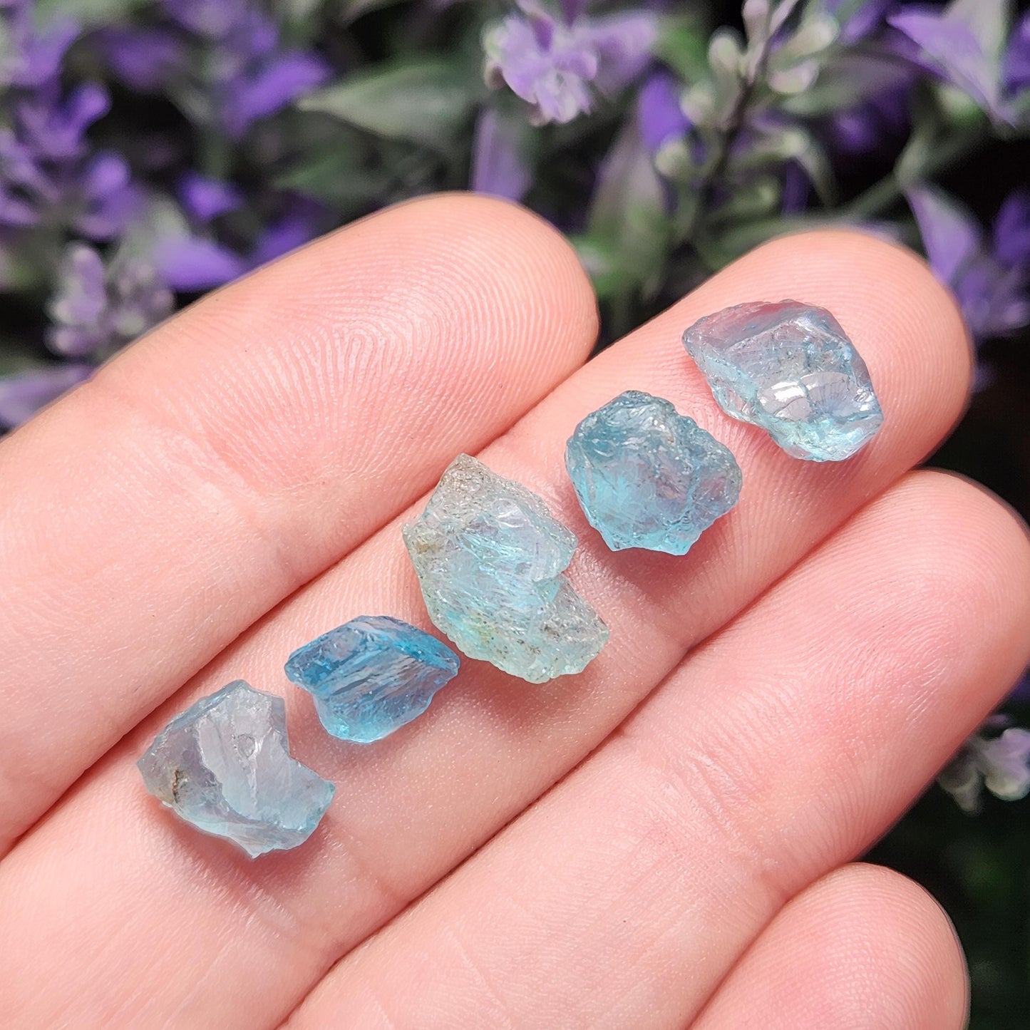 Raw Blue Apatite Crystal