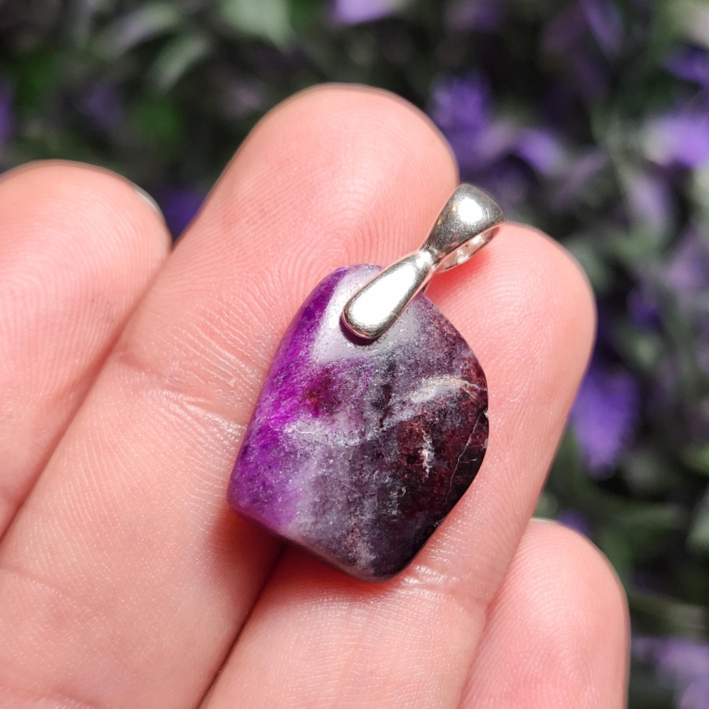 Gel Sugilite Pendant