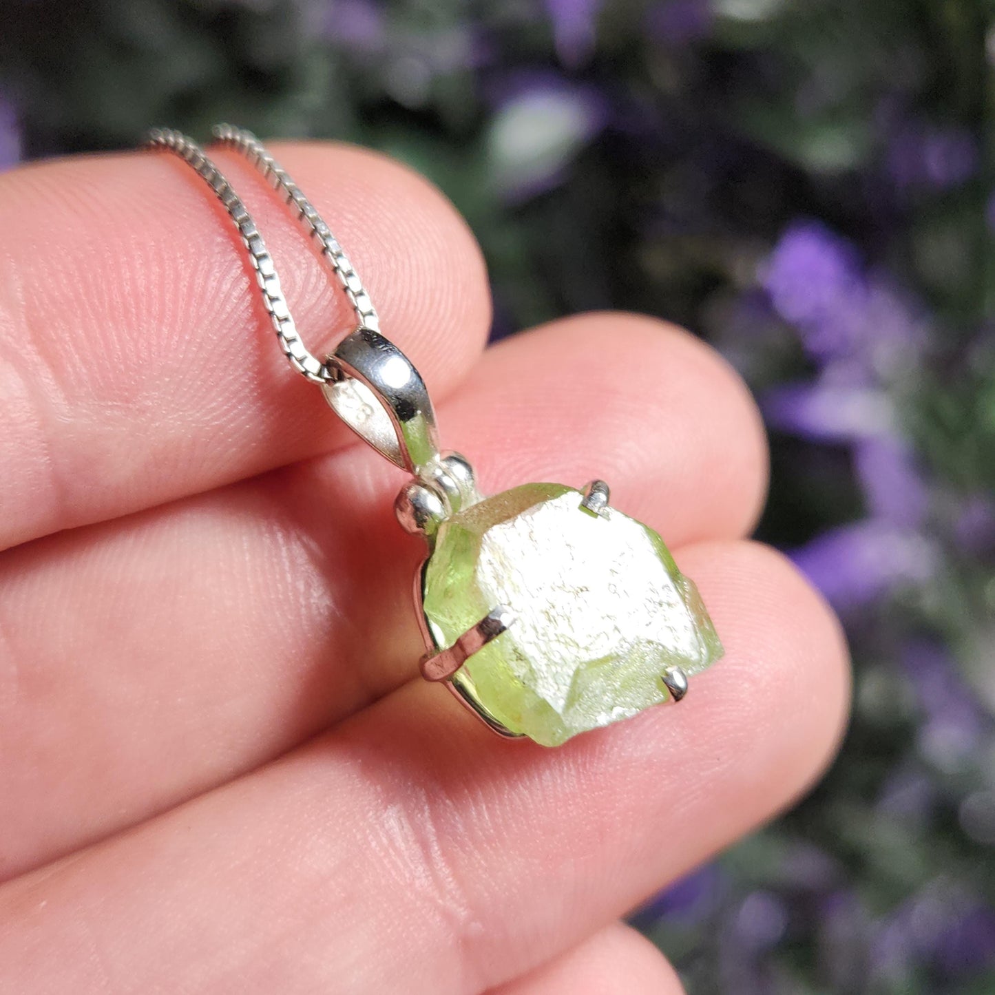 Terminated Peridot Pendant