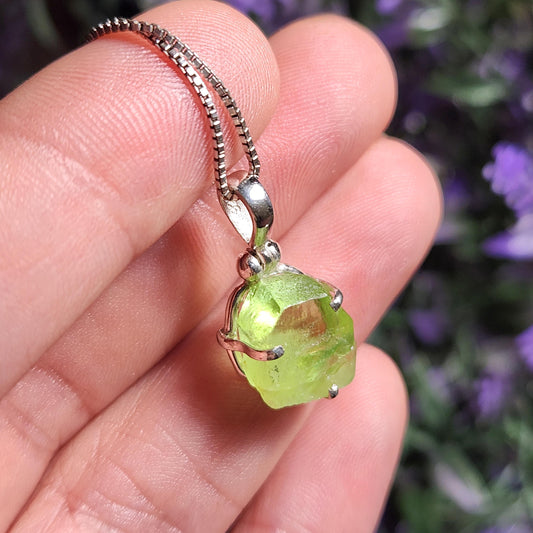 Terminated Peridot Pendant
