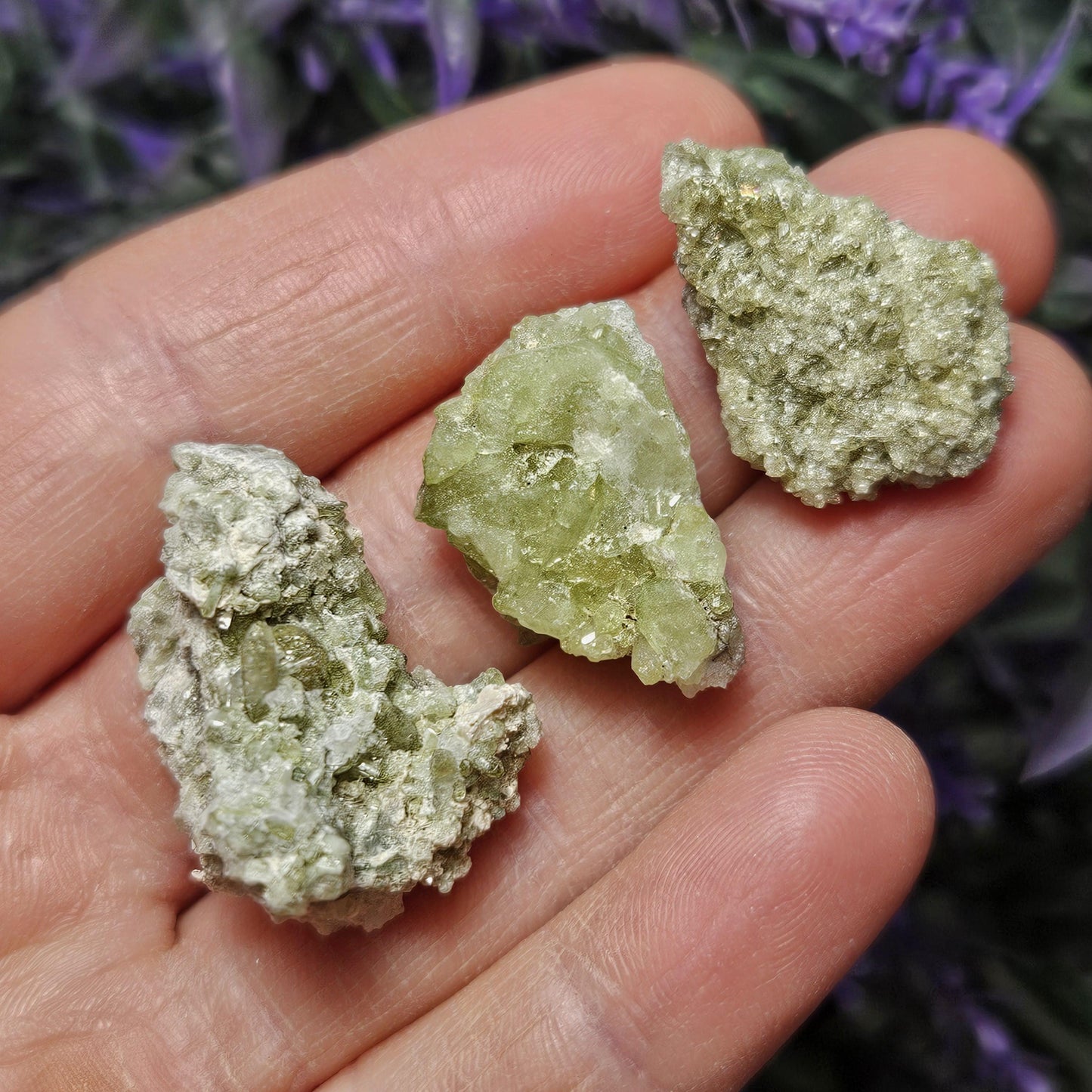Green Vesuvianite Cluster
