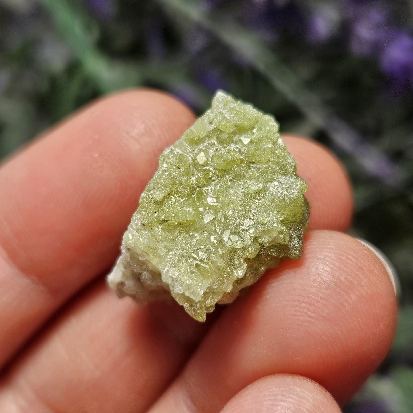 Green Vesuvianite Cluster