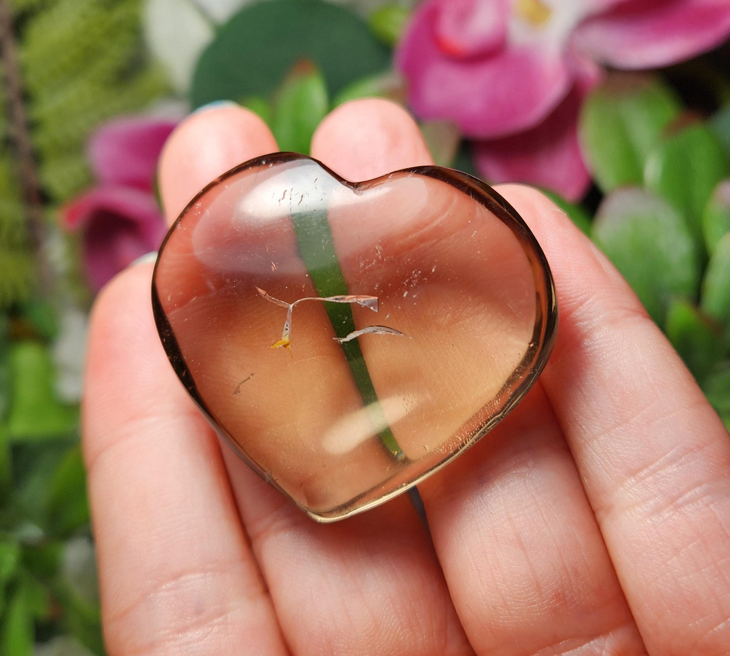 Smoky Quartz Heart