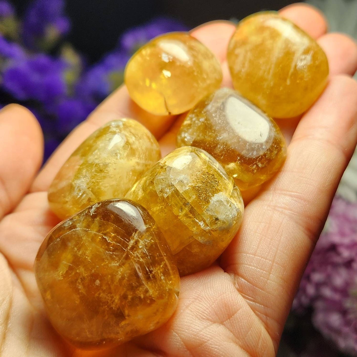 Honey Calcite Crystal