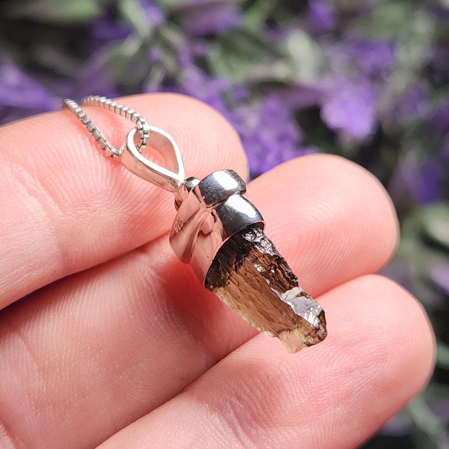 Moldavite Pendant