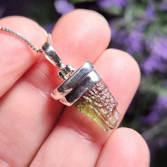 Moldavite Pendant