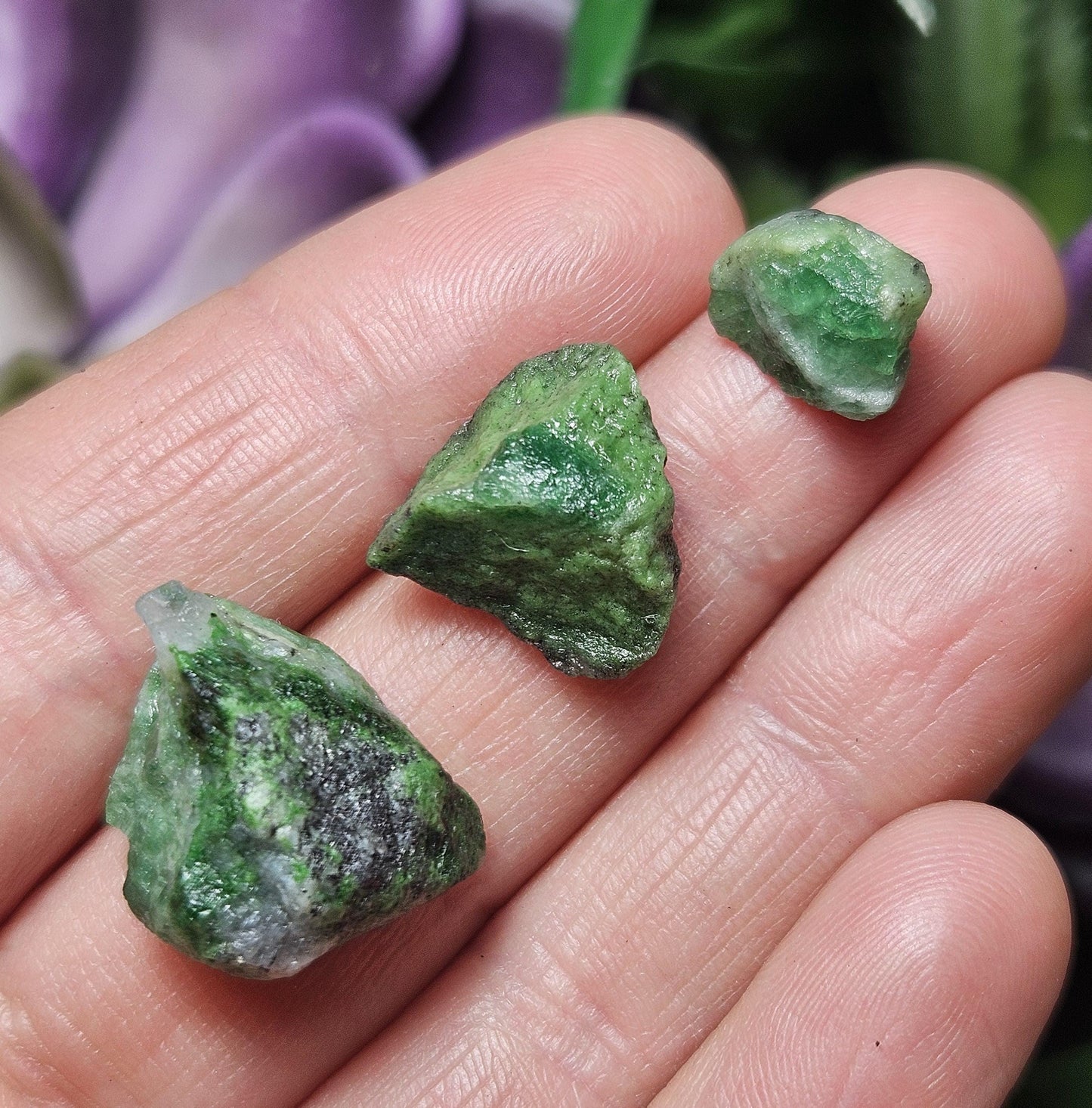 Green Garnet Crystal