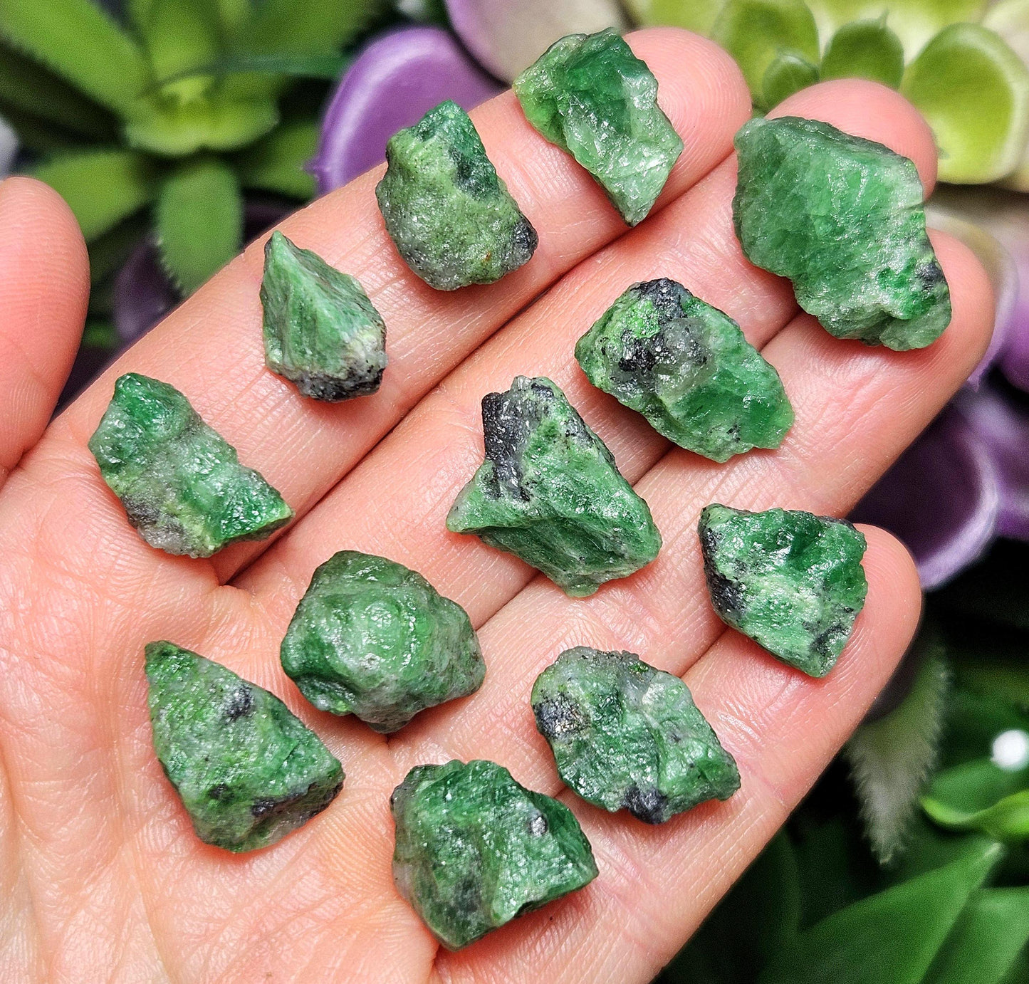 Green Garnet Crystal