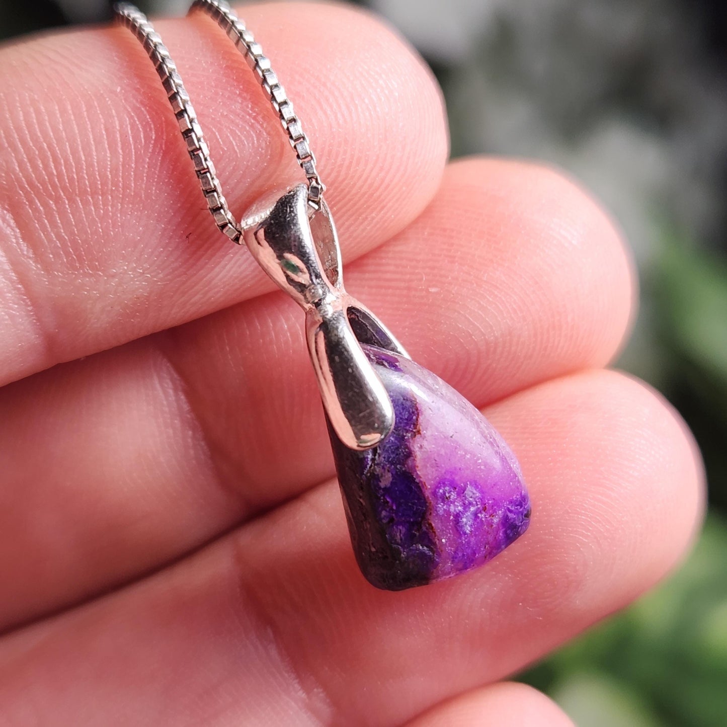 Gel Sugilite Pendant