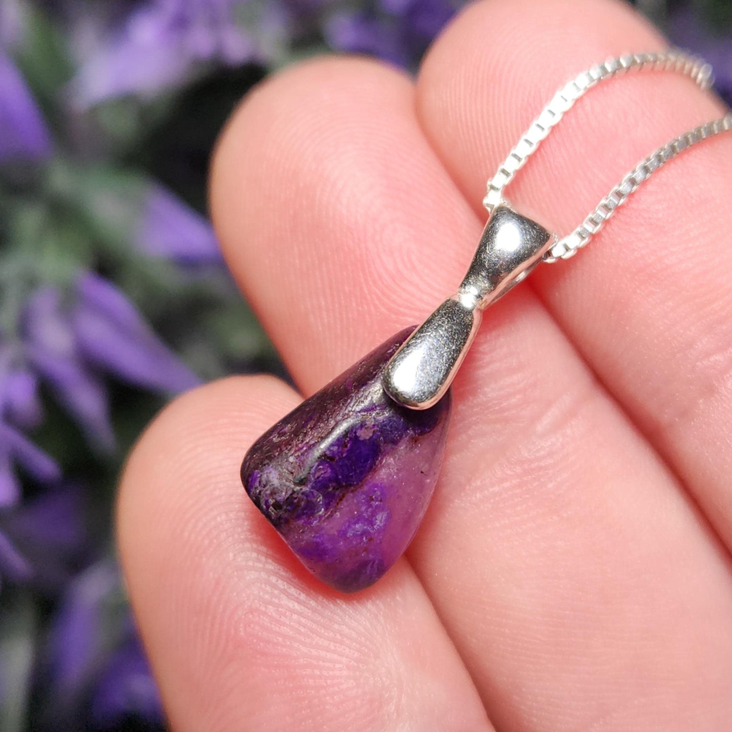 Gel Sugilite Pendant