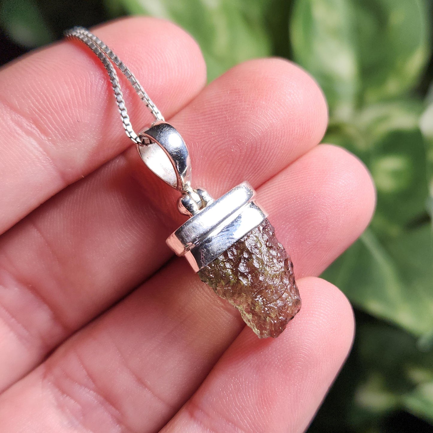 Moldavite Pendant