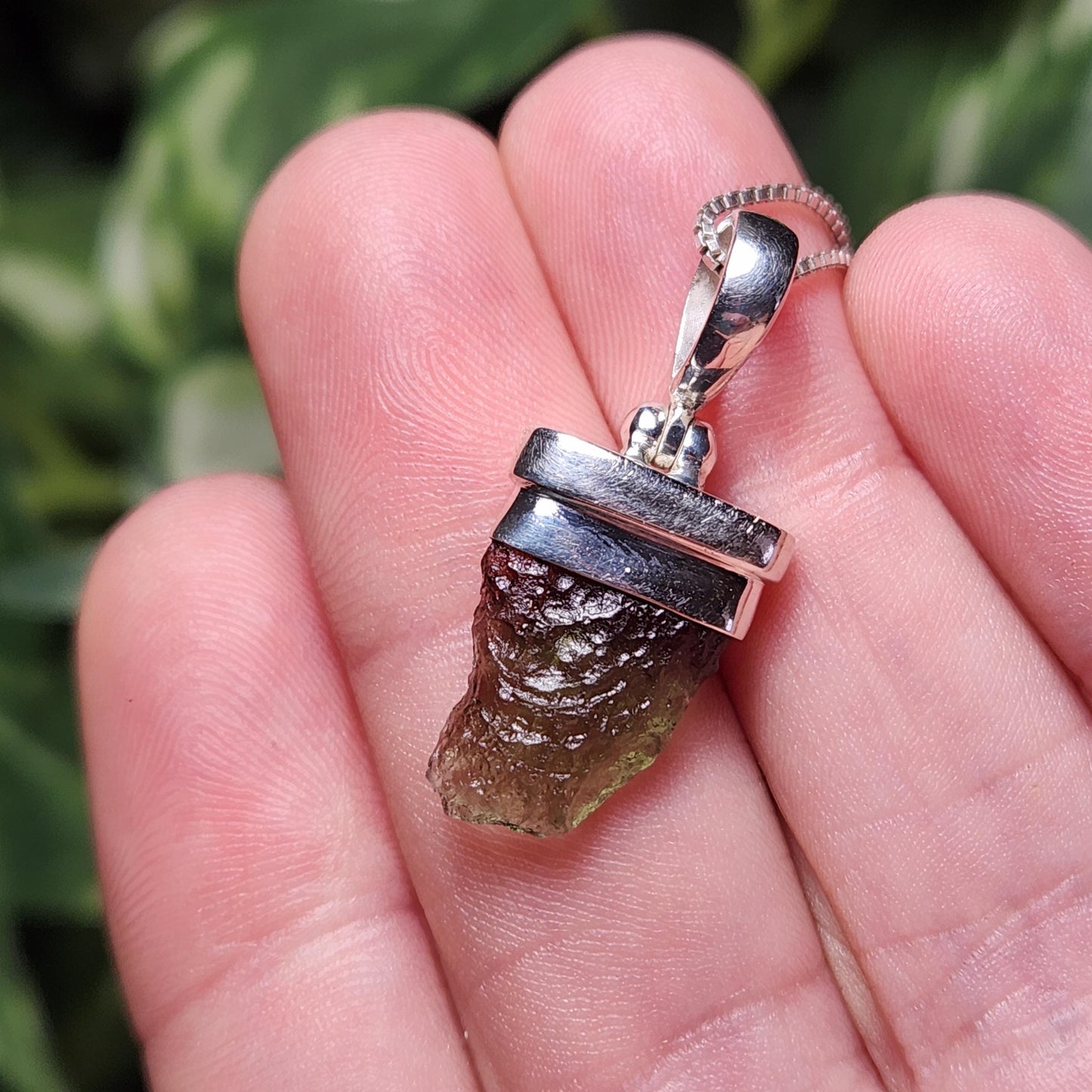 Moldavite Pendant