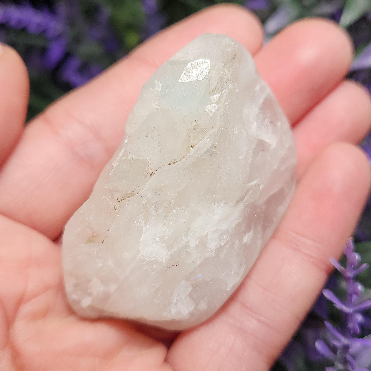Ajoite Quartz Crystal