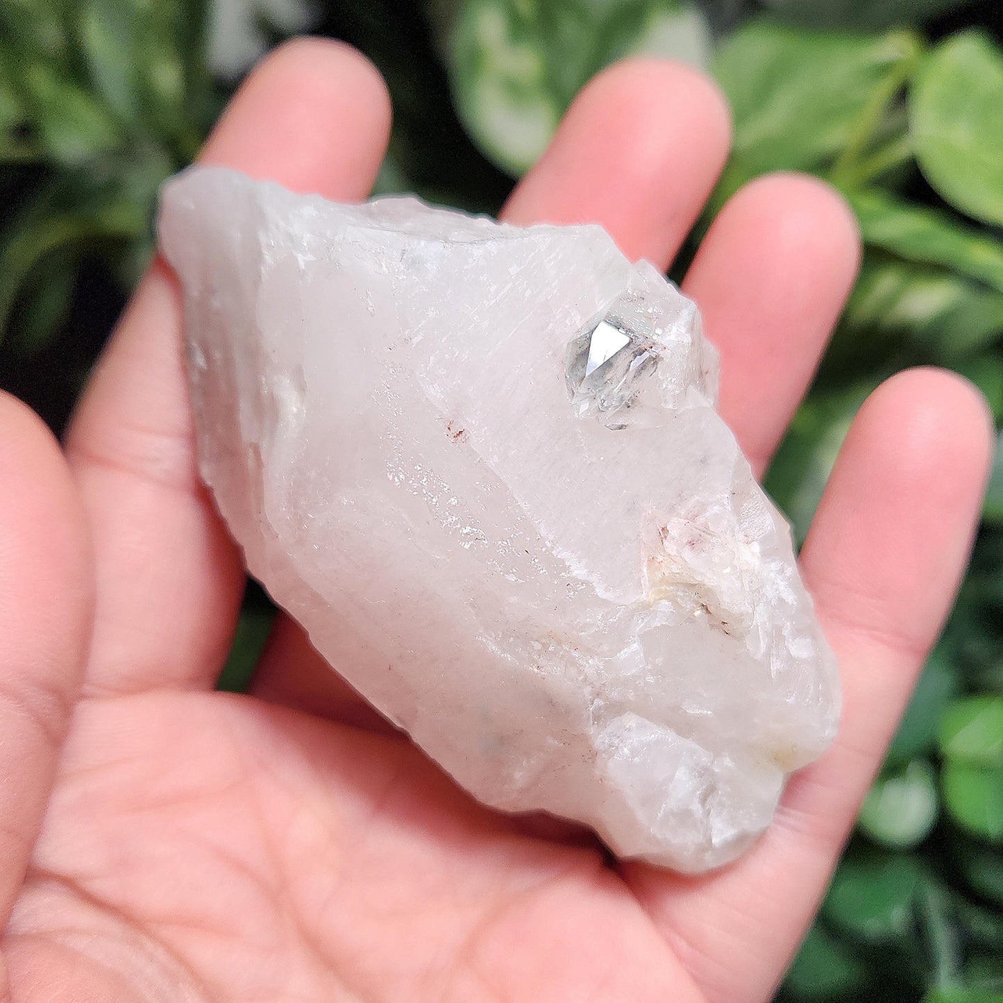 Ajoite Quartz Crystal