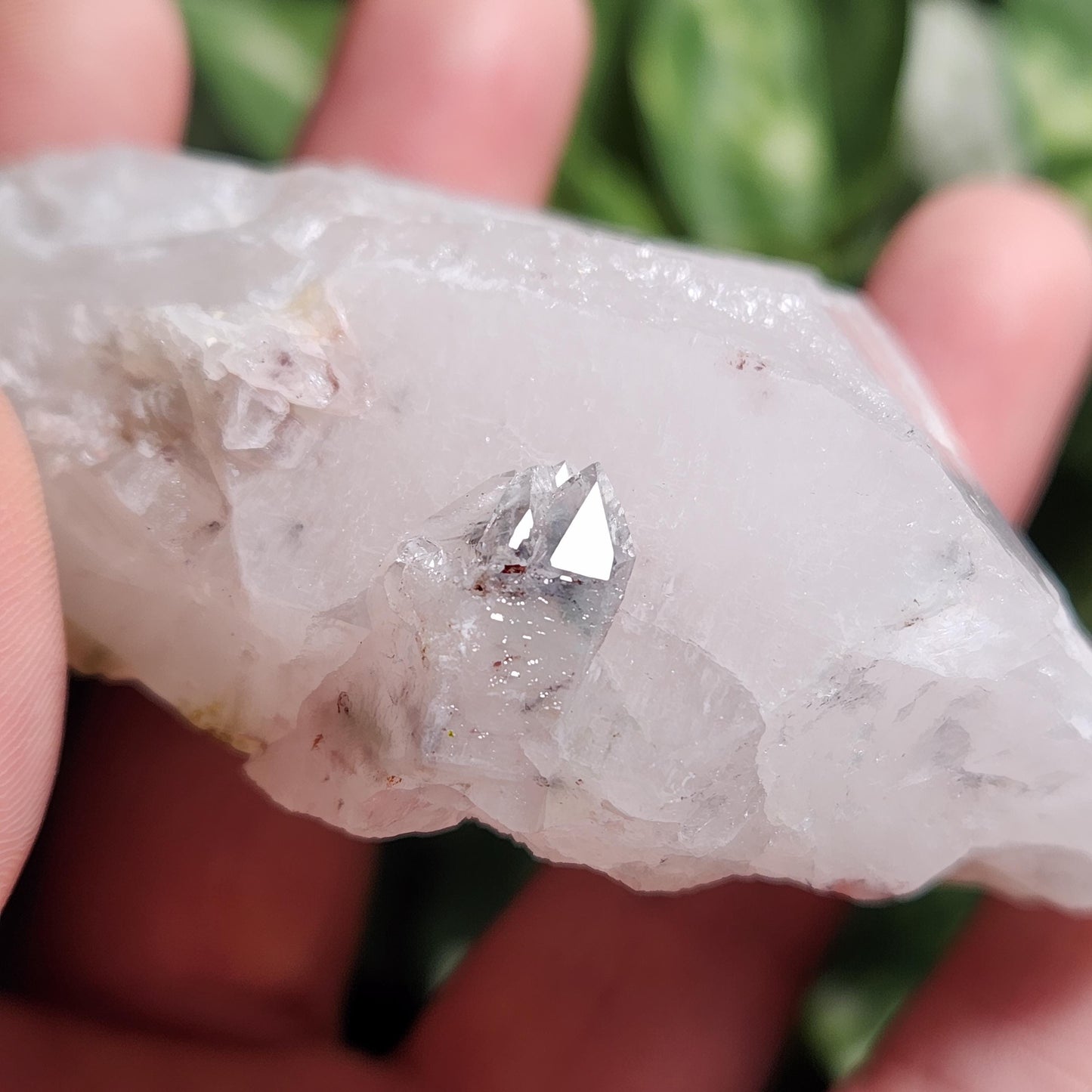 Ajoite Quartz Crystal