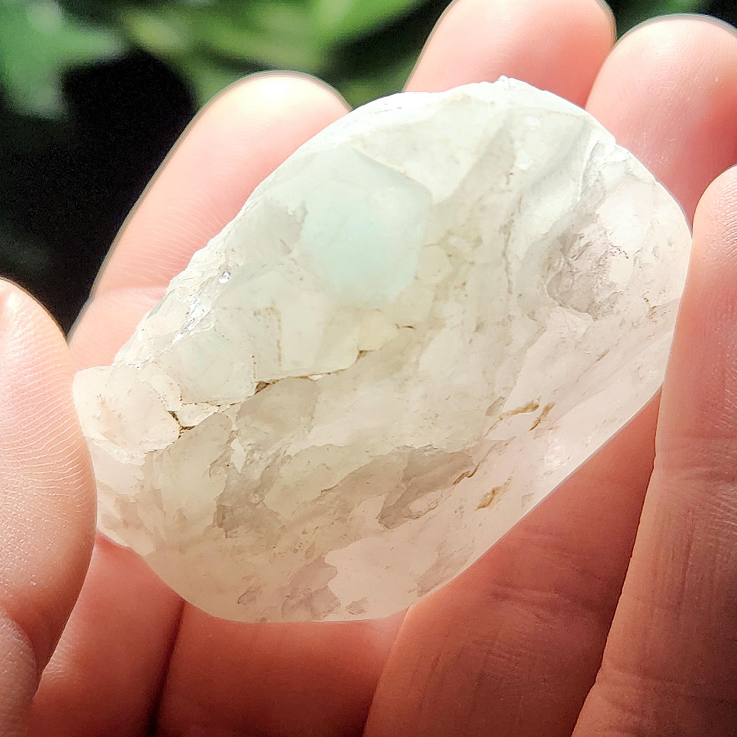 Ajoite Quartz Crystal