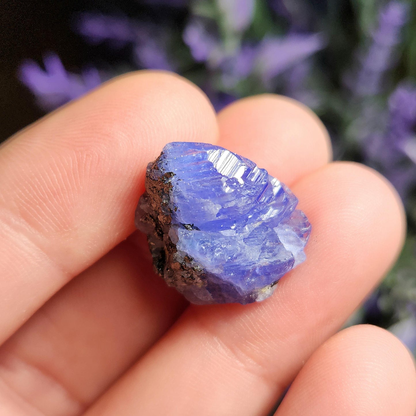 Blue Tanzanite Crystal