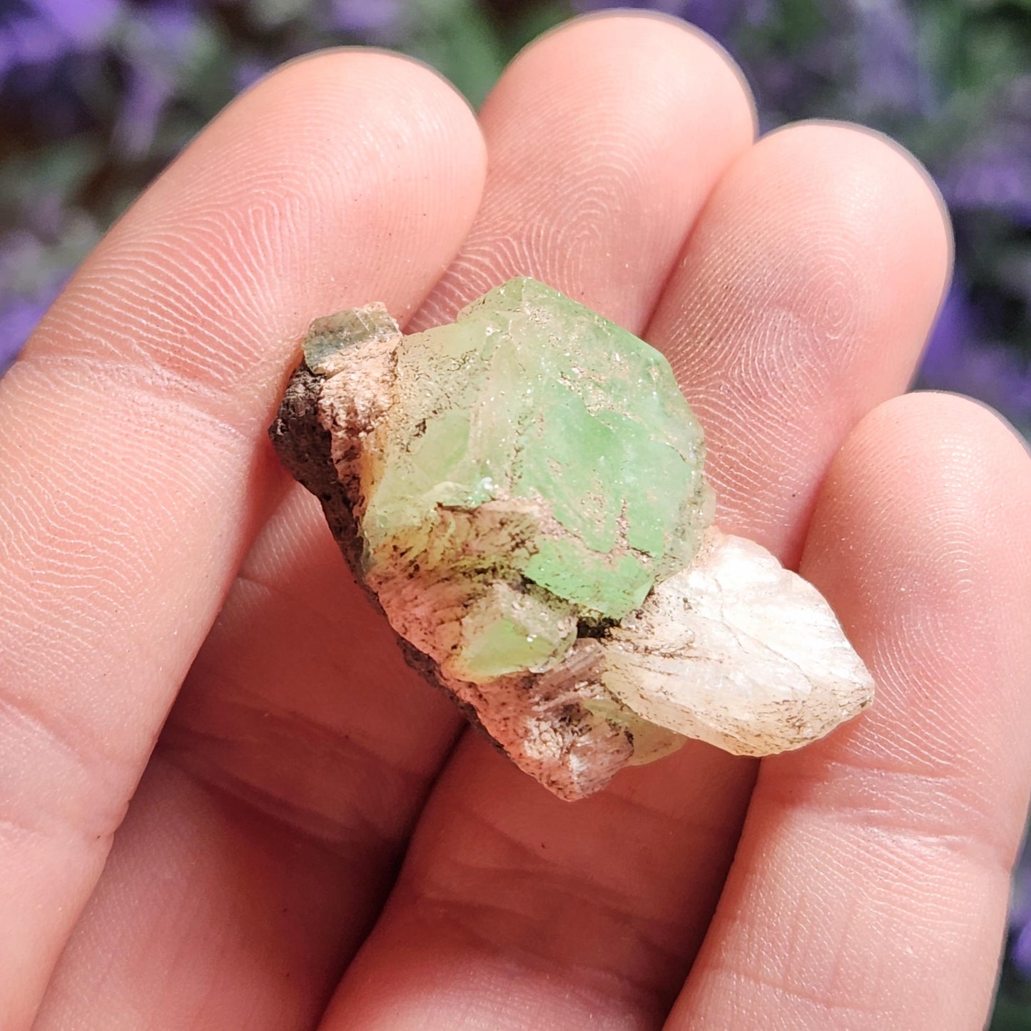Green Apophyllite Cluster