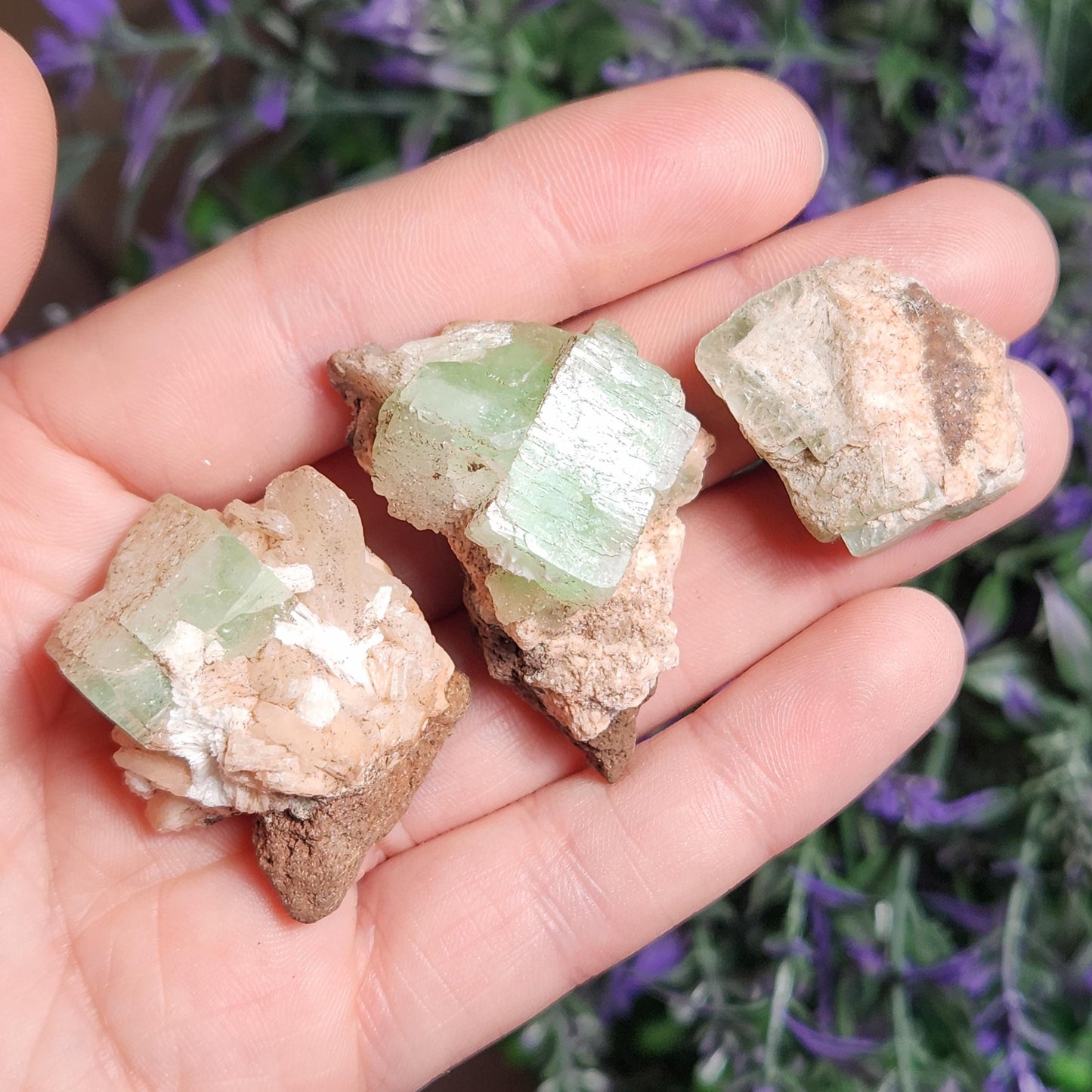 Green Apophyllite Cluster