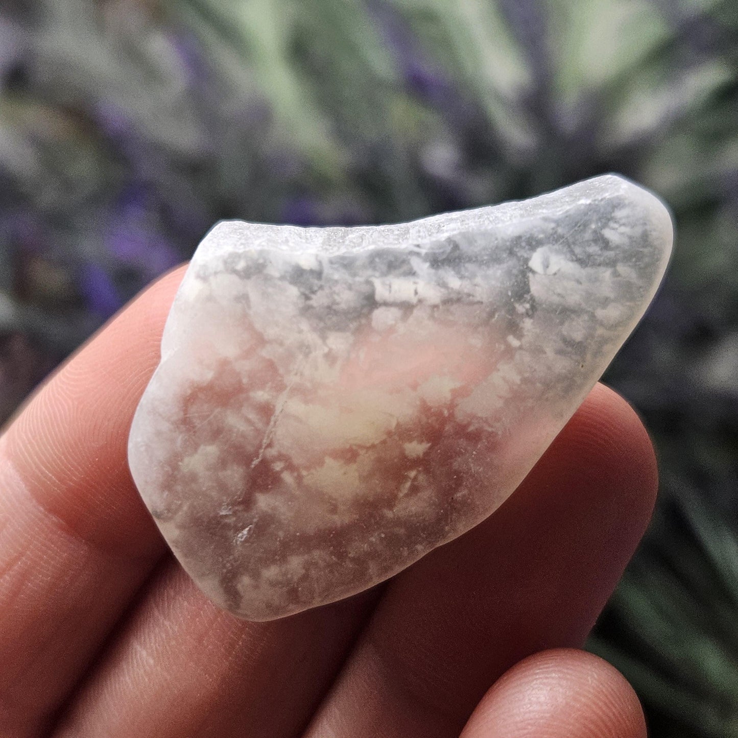 Ulexite TV Stone – Vision Crystal – Natural Ulexite from California – Optical Stone for Intuition – Third Eye Chakra – Raw Ulexite Slab