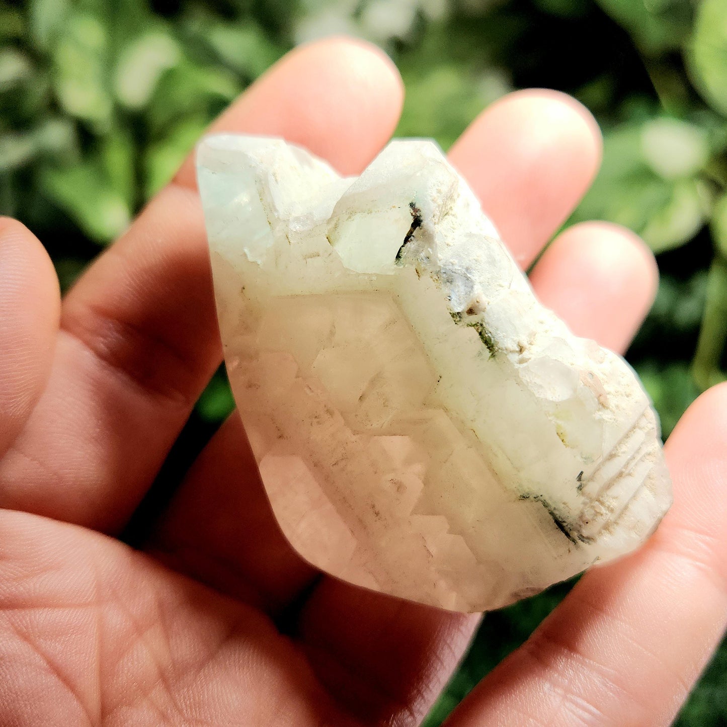 Ajoite Quartz Crystal