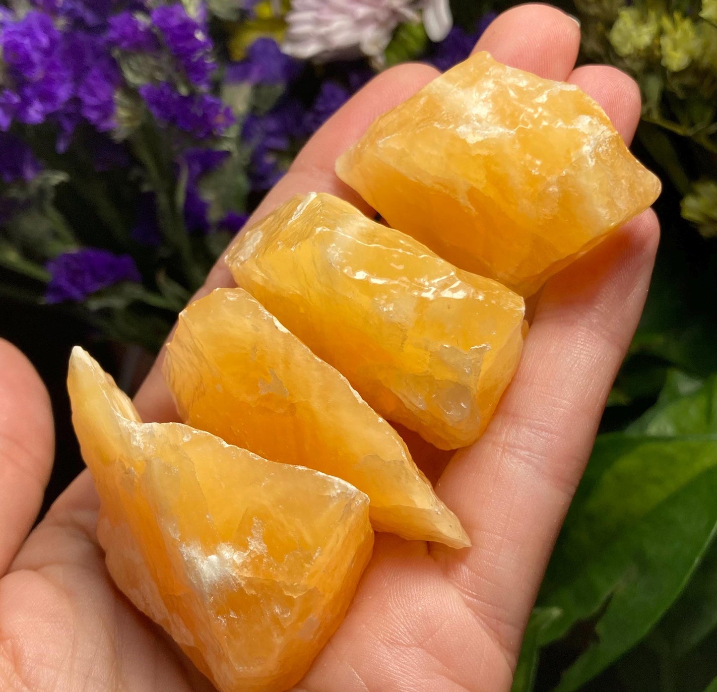 Orange Calcite Crystal