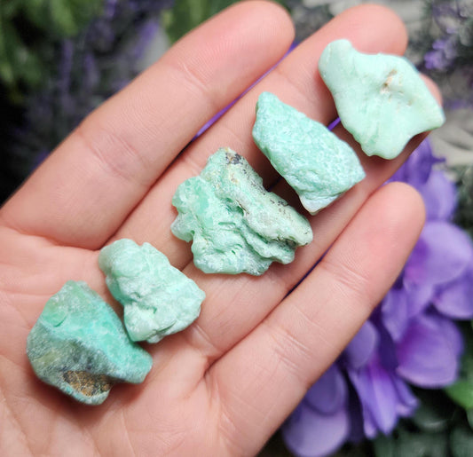 Raw Green Chrysoprase Crystal