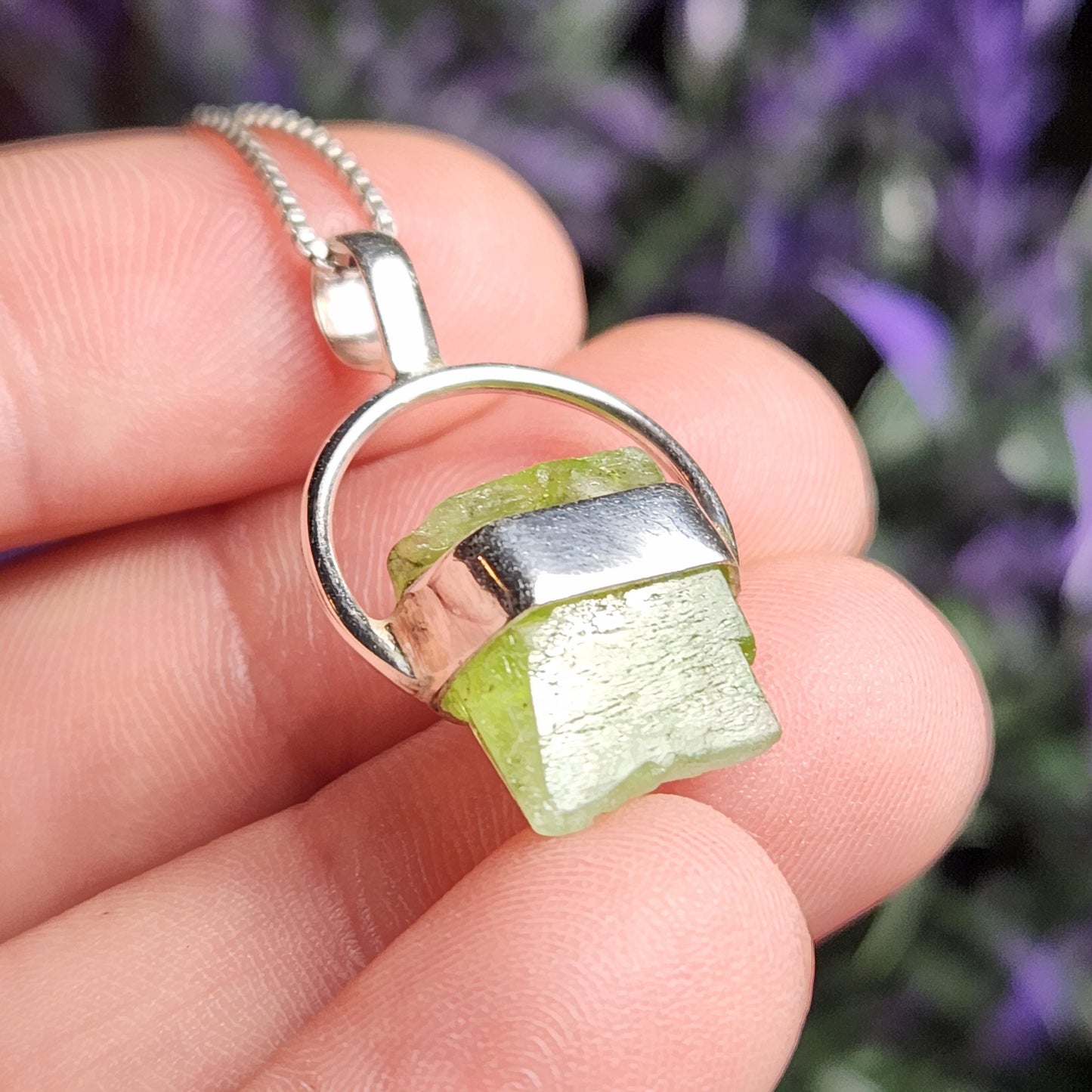 Terminated Peridot Pendant