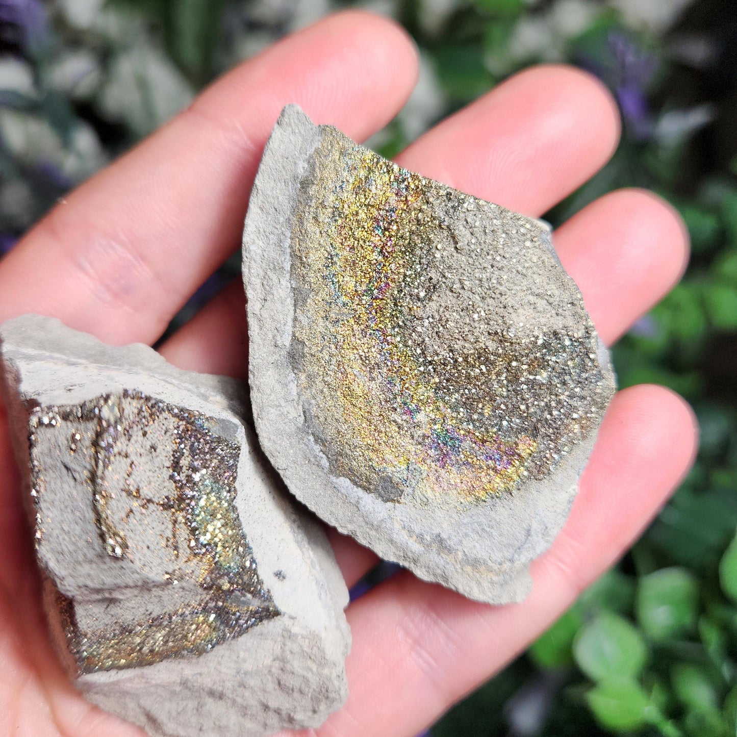 Rainbow Pyrite Specimen