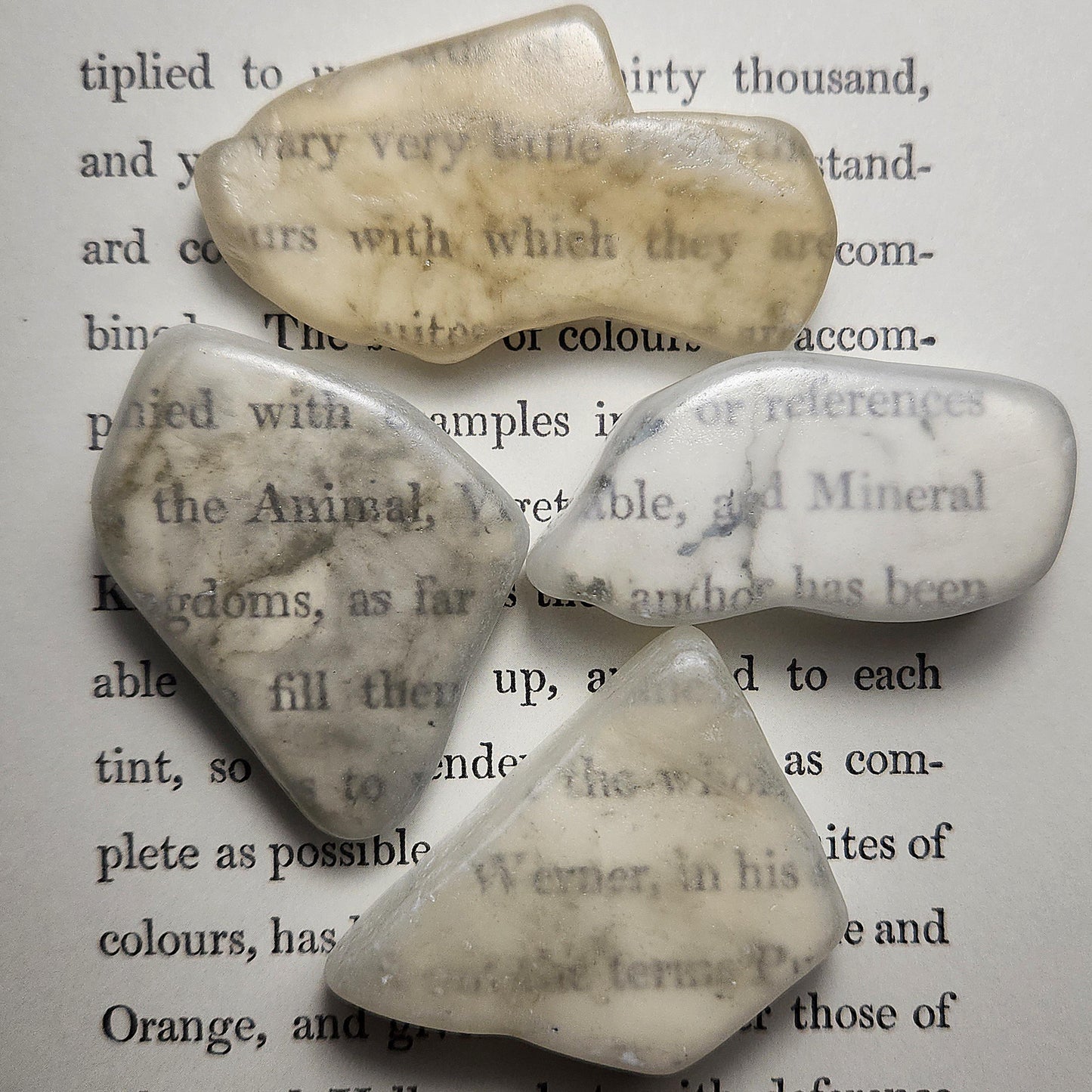 Ulexite TV Stone – Vision Crystal – Natural Ulexite from California – Optical Stone for Intuition – Third Eye Chakra – Raw Ulexite Slab