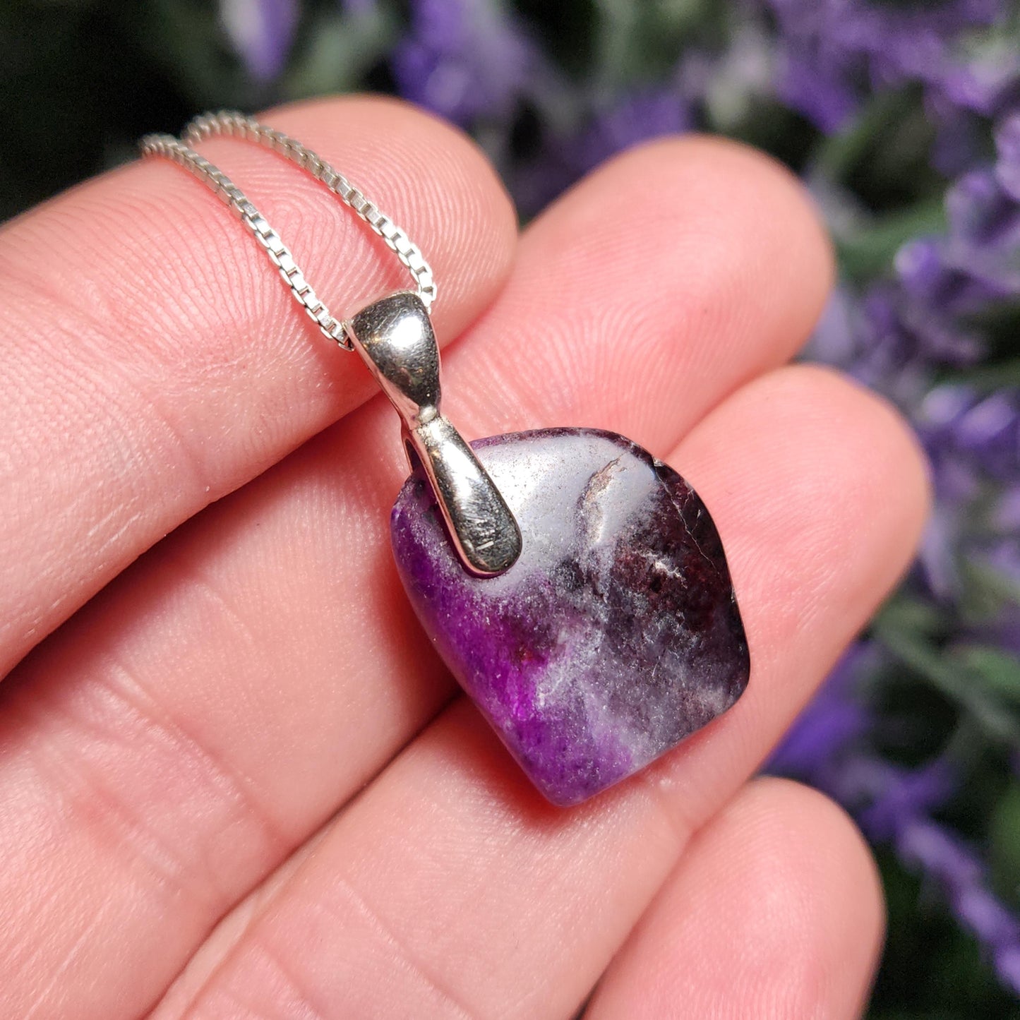 Gel Sugilite Pendant