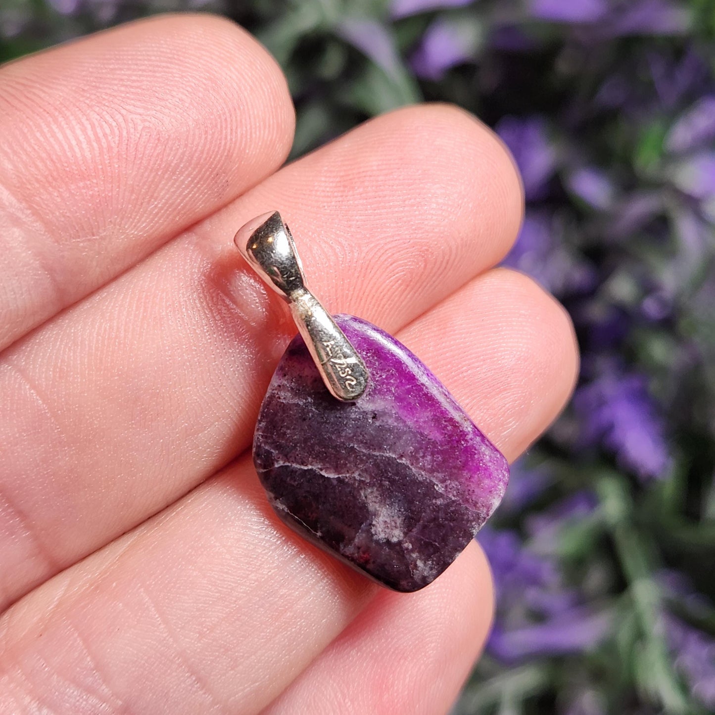 Gel Sugilite Pendant