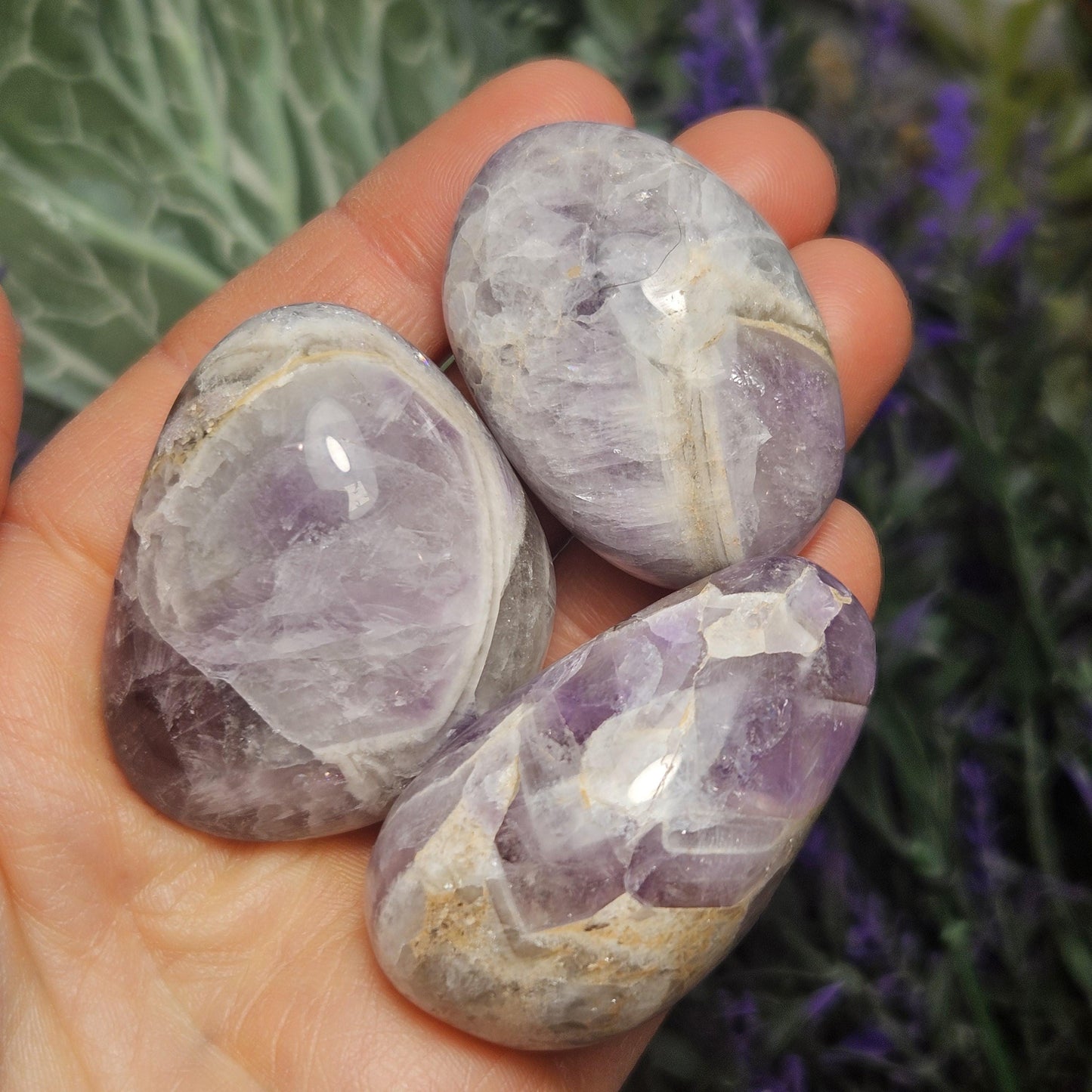 Smoky Amethyst Chevron Quartz