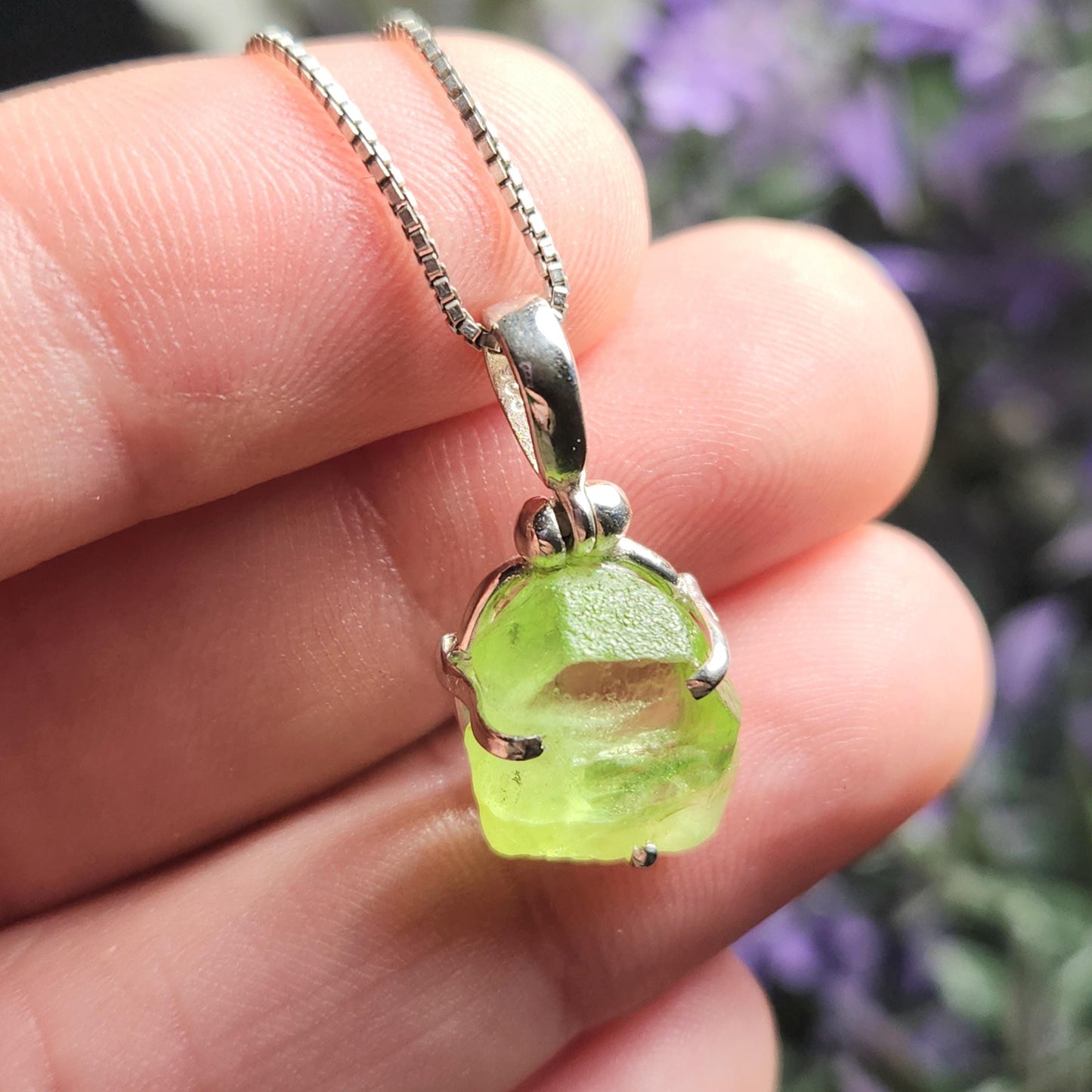 Terminated Peridot Pendant