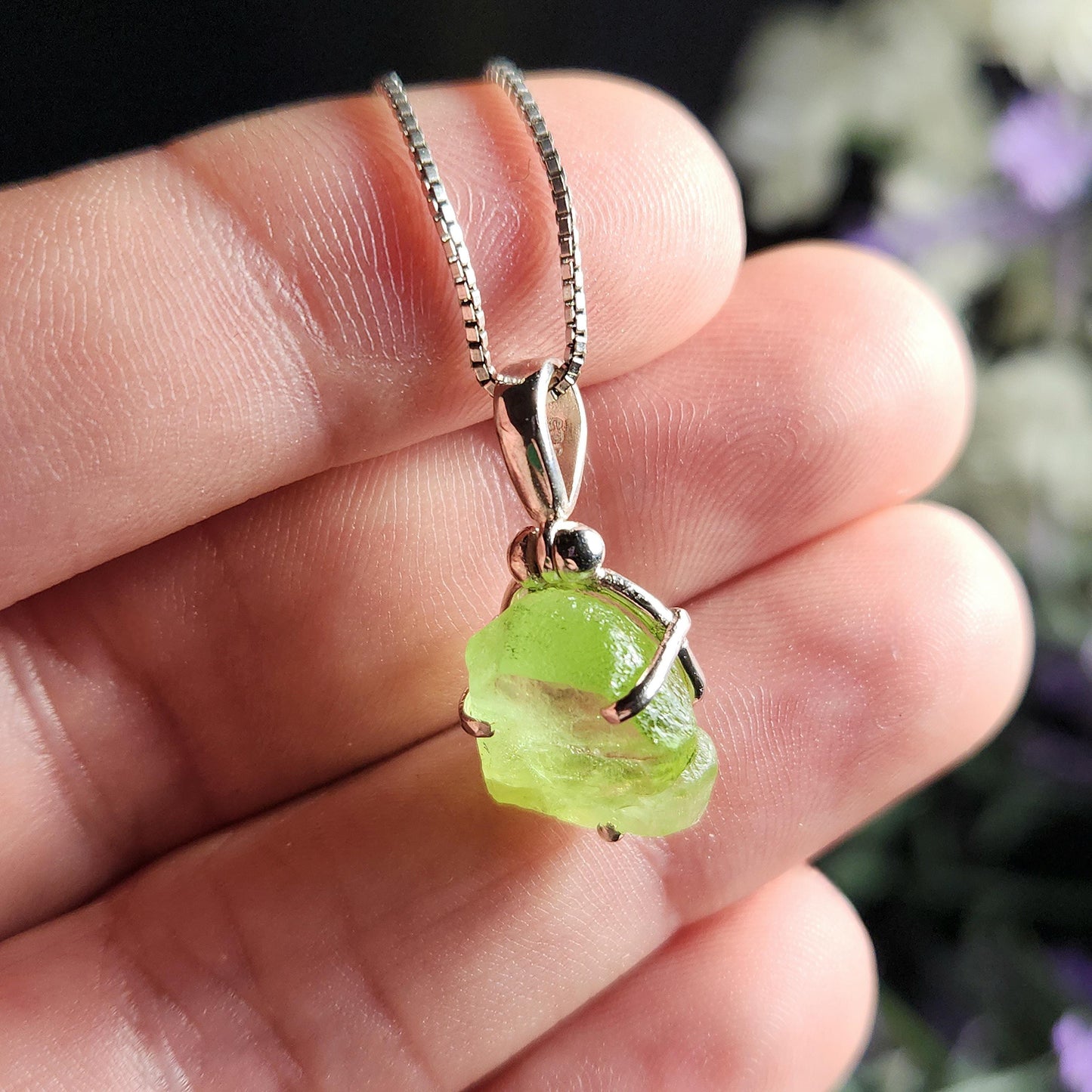 Terminated Peridot Pendant