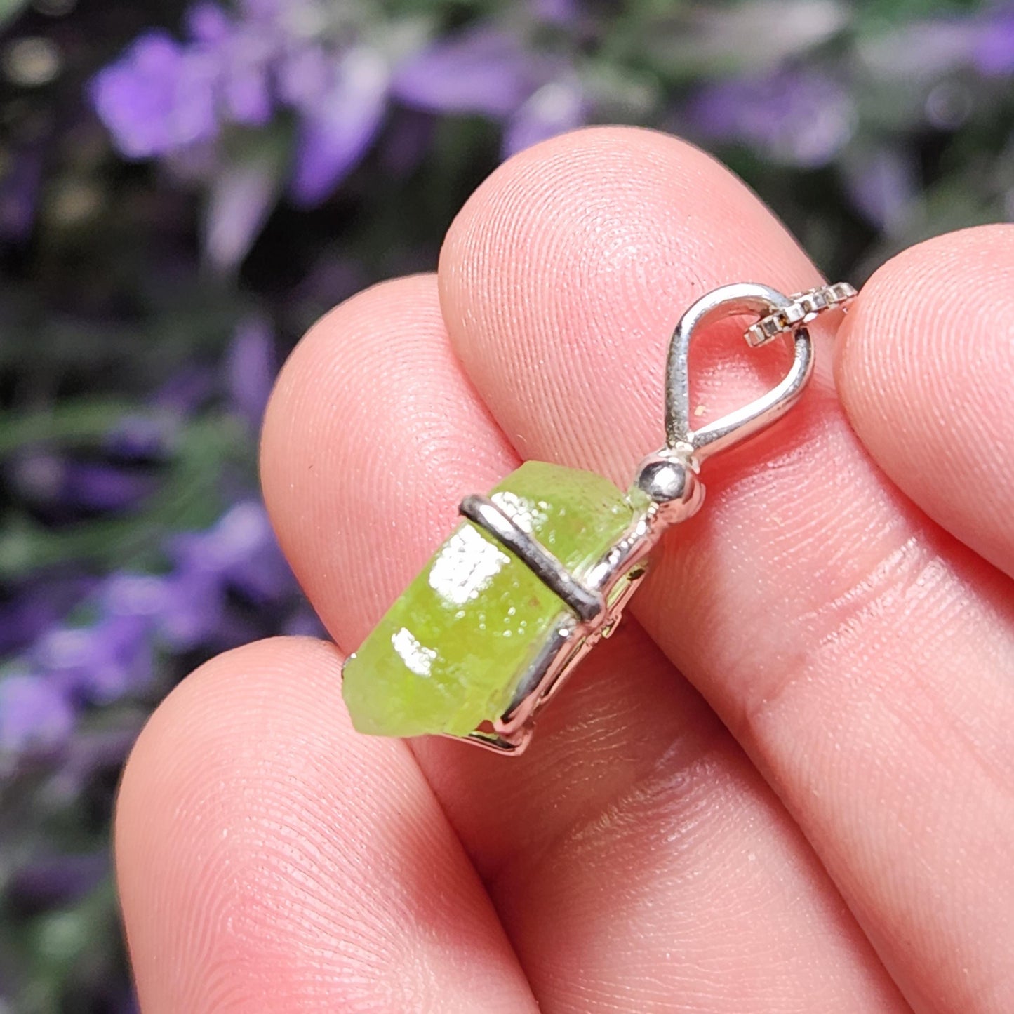 Terminated Peridot Pendant