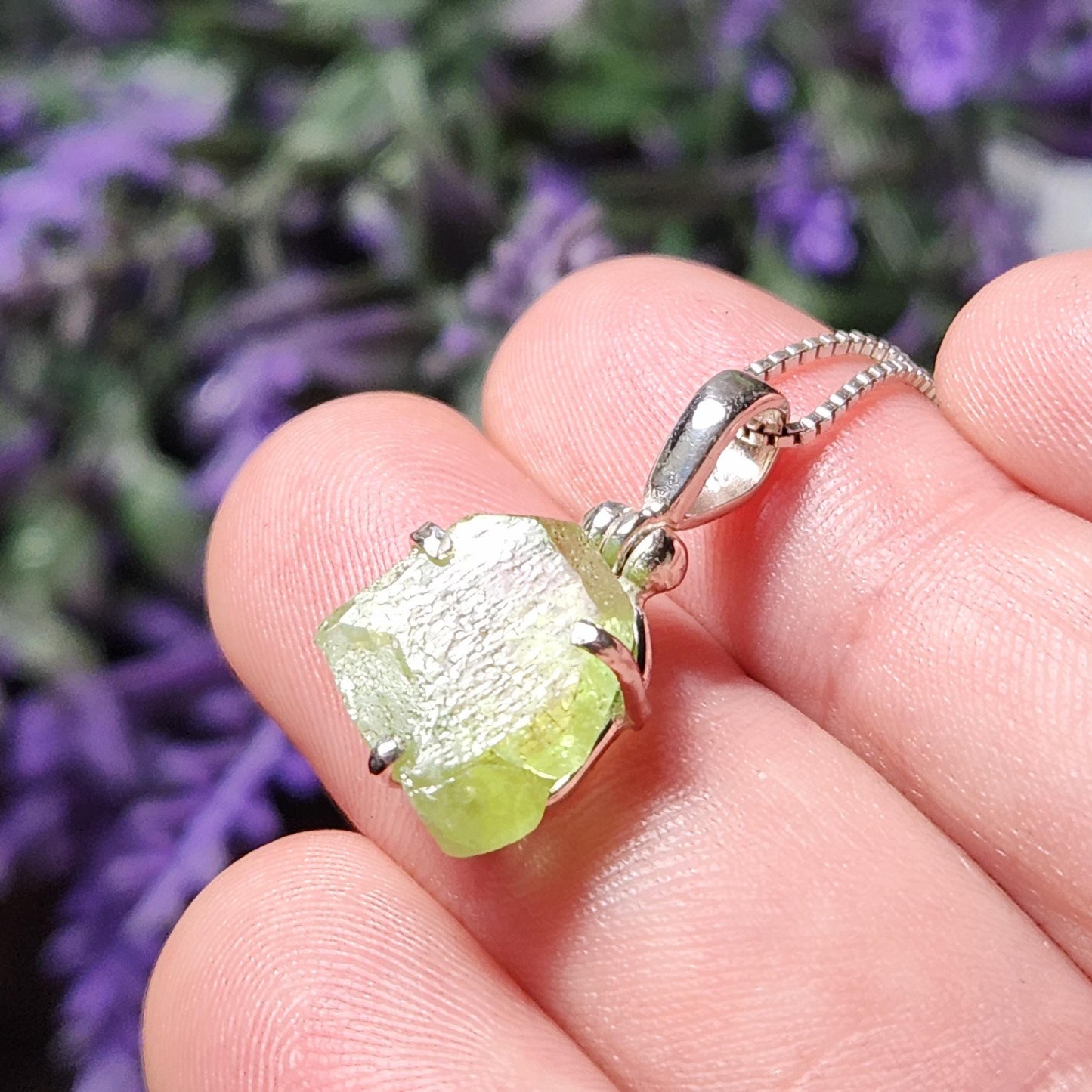 Terminated Peridot Pendant