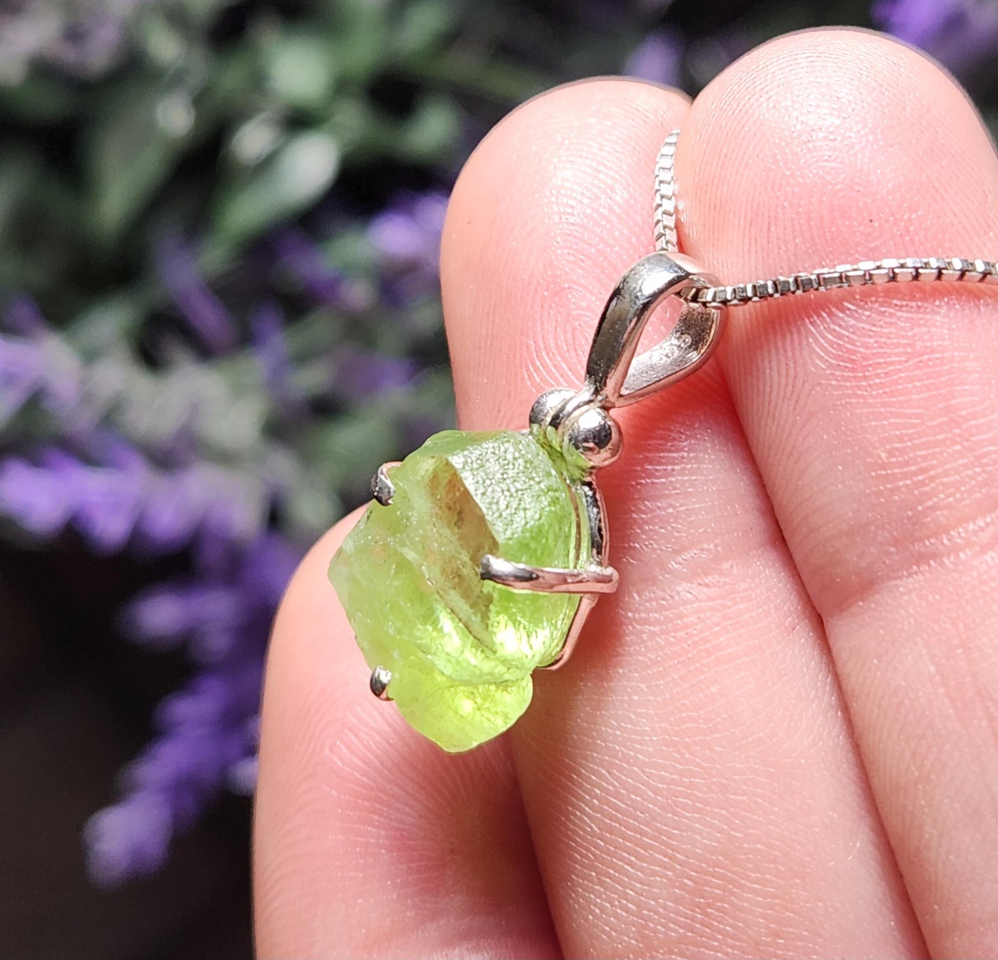 Terminated Peridot Pendant