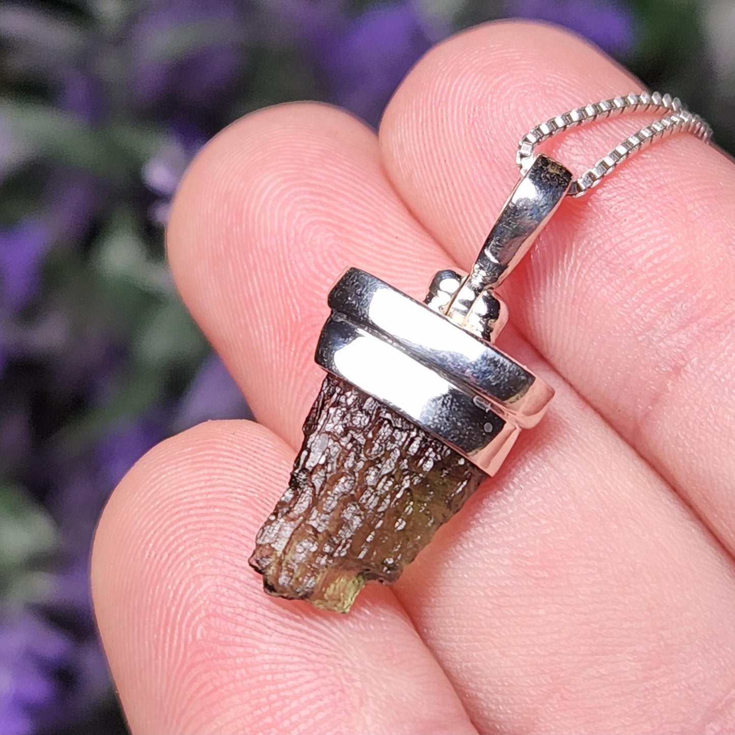 Moldavite Pendant