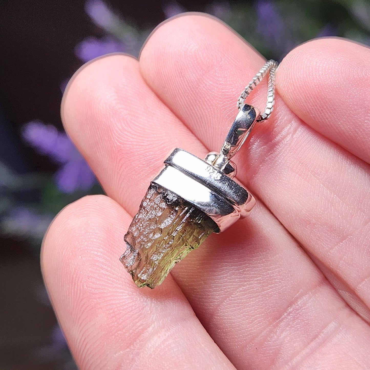 Moldavite Pendant