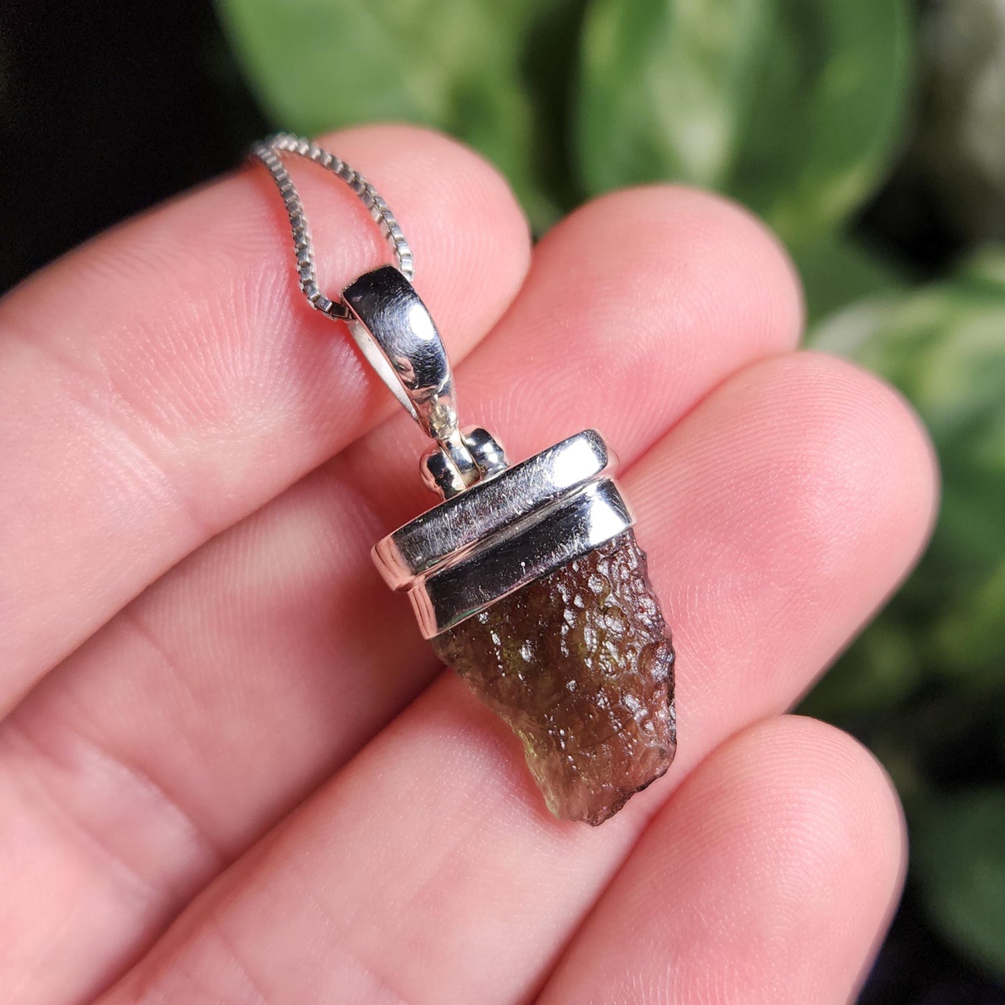 Moldavite Pendant