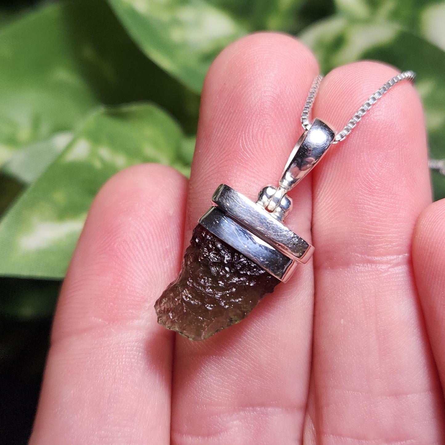 Moldavite Pendant