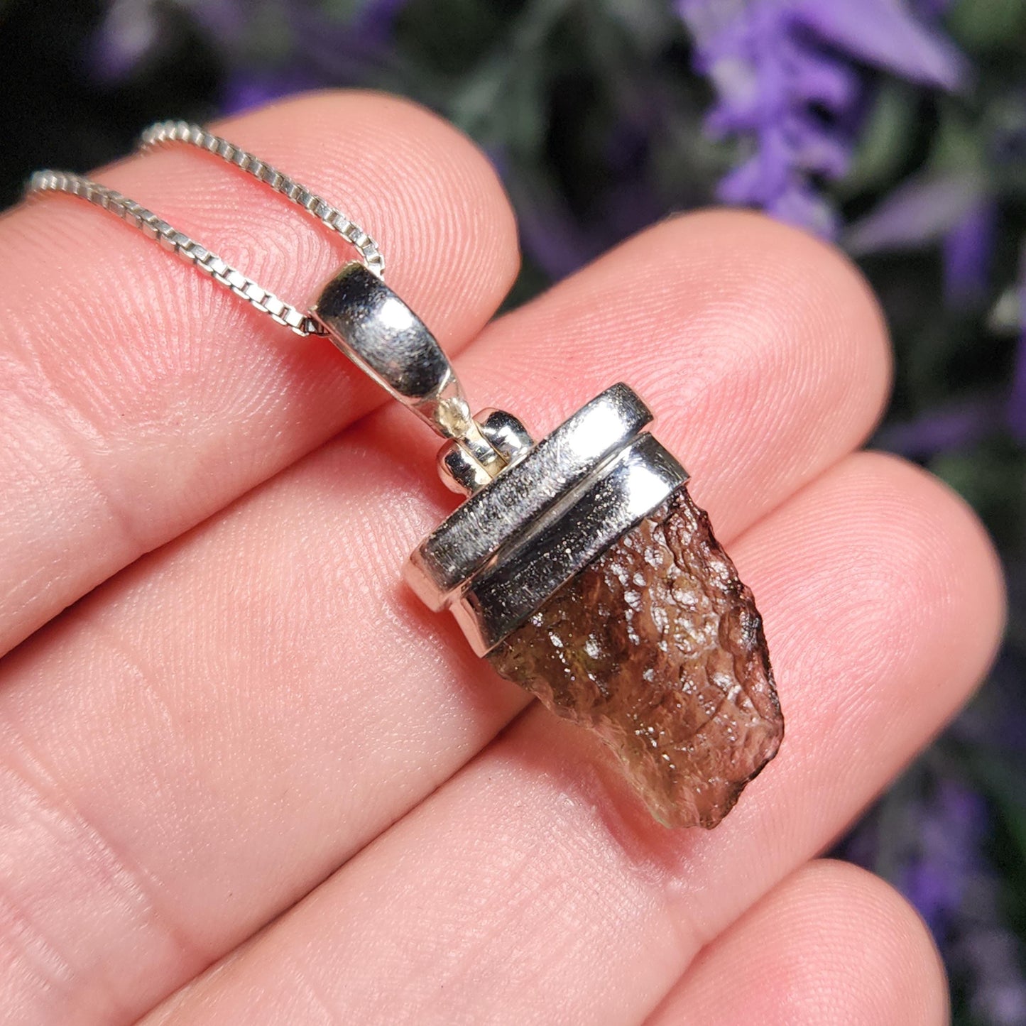 Moldavite Pendant