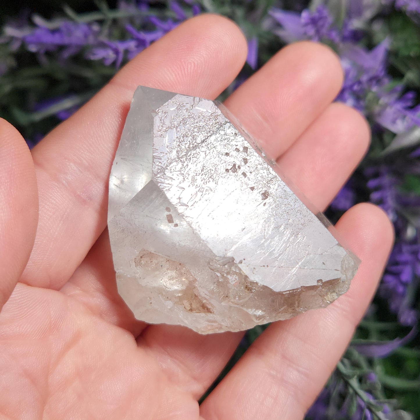 Fibrous Blue Tourmaline in Quartz