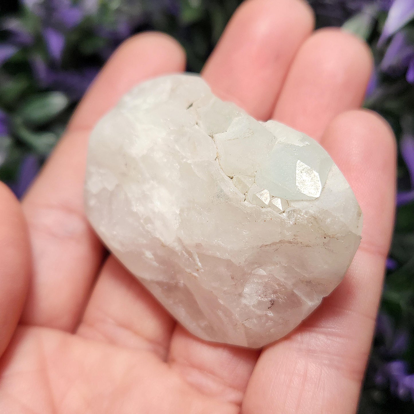 Ajoite Quartz Crystal
