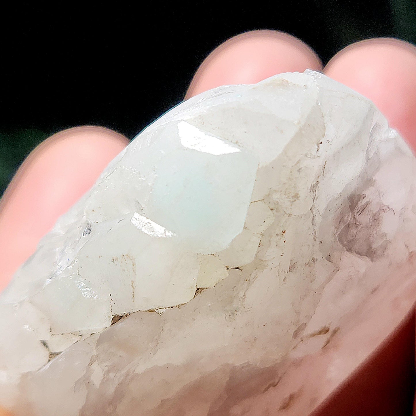 Ajoite Quartz Crystal