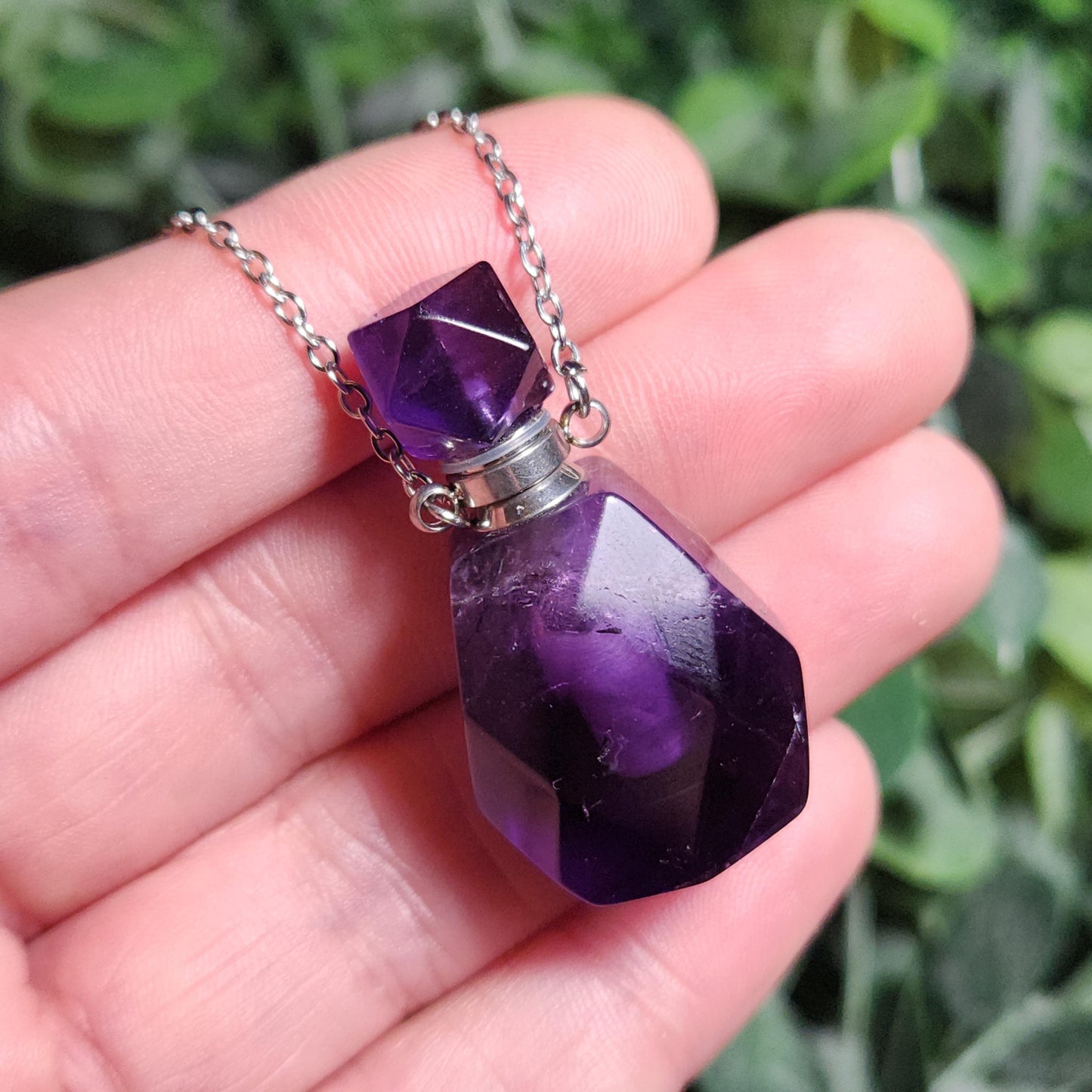 Amethyst Gemstone Jar