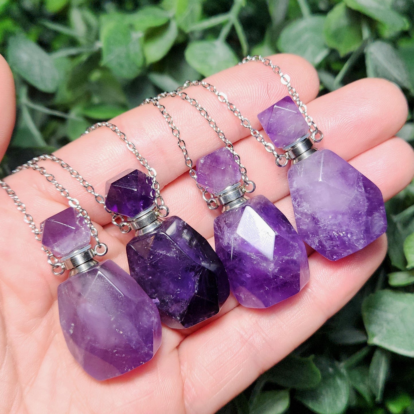 Amethyst Gemstone Jar