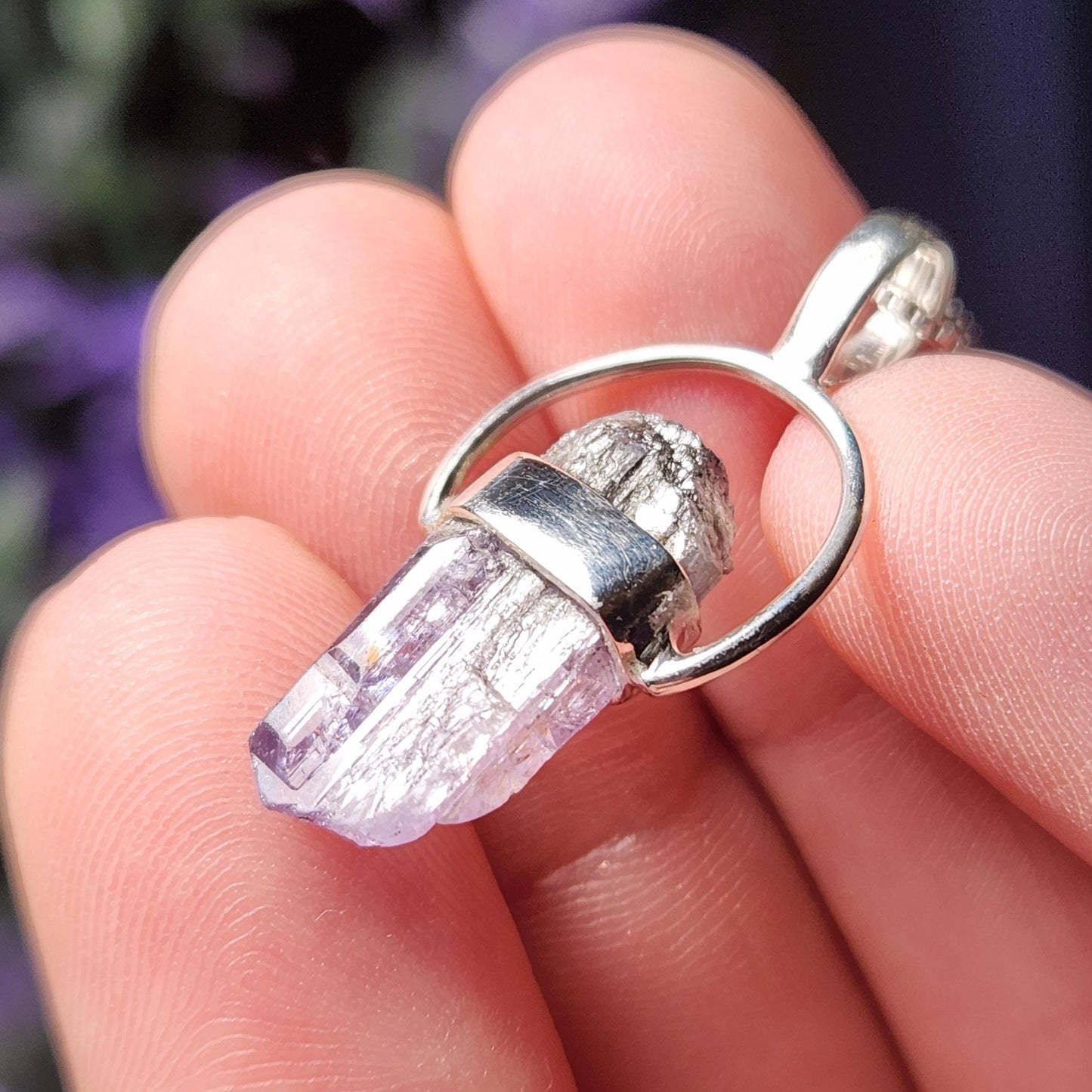 Untreated Tanzanite Pendant