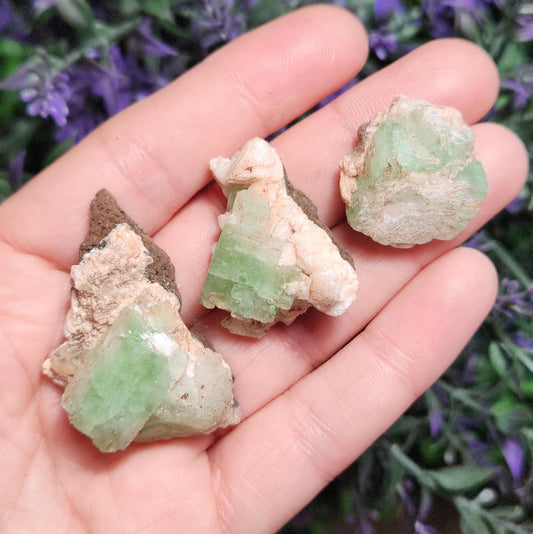 Green Apophyllite Cluster